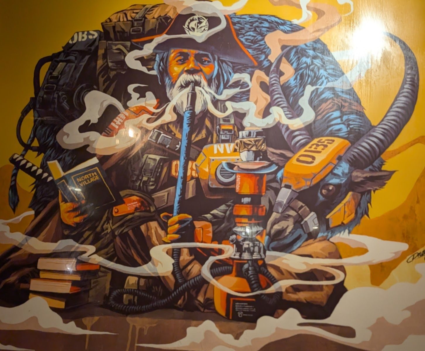 Art in the Shisha bar